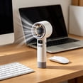 thumbnail image 6 of YingYouFu Slim Handheld Fan with Digital Display, High Speed Turbine Portable Mini Fan, USB Rechargeable Strong Airflow for Outdoor Office Home Travel, 6 of 6