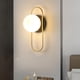 thumbnail image 3 of Moyic Bola de cristal LED Luz de noche de pared con pantalla Estilo moderno Lámpara de fondo Mesita de noche Pasillo Herramienta de iluminación Iluminación y accesorios Moyic HA065915-00B, 3 of 6