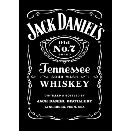 Jack Daniel's Lynchberg Tennessee Sour Mash Whiskey Edible Cake Topper Image