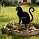 thumbnail image 4 of Decoración del hogar, decoración de habitaciones, decoración de paredes, estacas de jardín de gatos negros, letreros de acrílico para patio, decoración de exteriores, adornos de césped espeluznantes p, 4 of 6