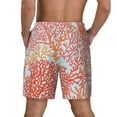thumbnail image 4 of Fotbe Corals Men’s Swim Trunks Quick Dry Swim Shorts Board Shorts with Mesh Lining-X-Large, 4 of 9