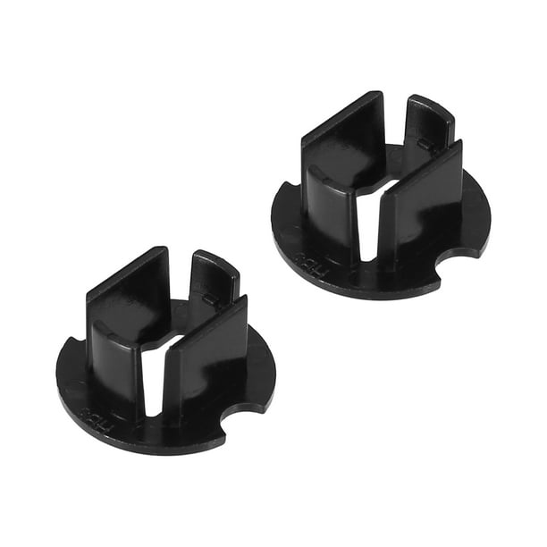 2 Piezas H3 LED Faro Adaptador Base Bombilla Enchufes Soporte para Coche Negro