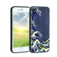 thumbnail image 1 of Compatible with iPhone SE 2020 Phone Case, Japanese-Kanagawa-Great-Wave-Aesthetic-Abstract-Art-Cute15 Case Men Women, Flexible Silicone Shockproof Case for iPhone SE 2020, 1 of 1