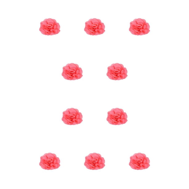 Flores para gato Yuarrent pajarita banda elástica suministros para mascotas decoración rosa fluorescente 10Conjunto