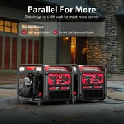 PowerSmart 4400-Watt Powered for Outdoor and Home Use, EPA Compliant Gas Portable Inverter Generator