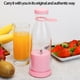 thumbnail image 4 of Vaso licuadora portátil recargable por USB | Licuadora personal de 420 ml | Diseño de 6 cuchillas | Batidora de viaje para batidos, jugos, malteadas | Ligera, libre de BPA | Para casa, picnic, 4 of 9