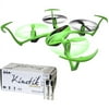 Cobra RC Toys 909318 Inverted Flight Stunt Drone and Kinetik AAA Battery Kit, 50 Pack