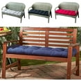 thumbnail image 2 of XmhyTop 39x20 Inch Outdoor Bench Cushion, Non-Slip Thickened Pad for Loveseats & Rocking Chairs, Indoor/Outdoor Use for Garden, Travel & Holidays (Red), 2 of 4