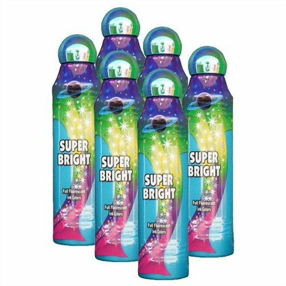Super Bright Six Pack 3oz Aqua Bingo Dauber
