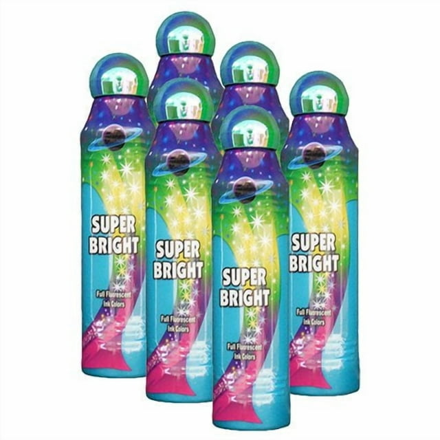 Super Bright Lot de Six 3 Oz Aqua Bingo Dauber