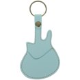 thumbnail image 1 of Miangastore Leather Pick Holder Keychain Mini Guitar Shape Plectrum Case Bag With Keychain (green), 1 of 9