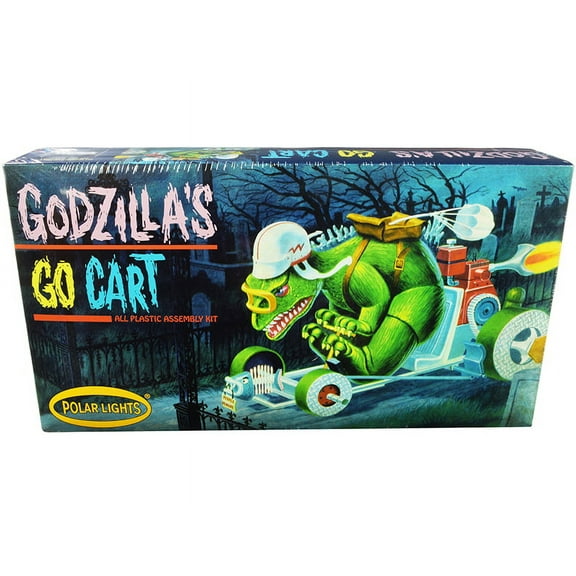 Skill 2 Model Kit Godzilla's Go Cart Model Kit by Polar Lights