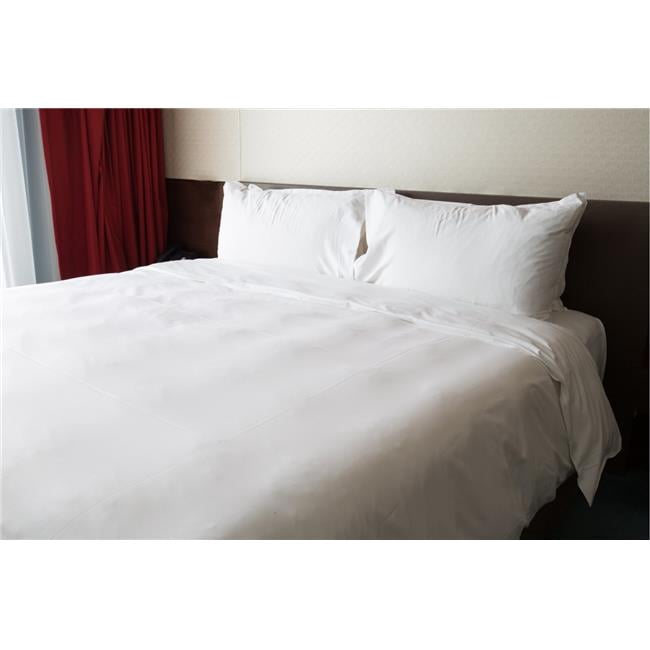 Rifz GMC9499-T250 T-250 Cotton Blend Duvet Cover, White - Queen Size
