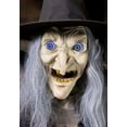 thumbnail image 2 of Seasonal Visions 72" Lunging Witch With Digital Eyes Halloween Decoration, 2 of 4