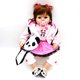 thumbnail image 2 of Muñeca Reborn realista de 22 pulgadas juguete de cuerpo suave hecho a mano realista niña Reborn con Panda, 2 of 7