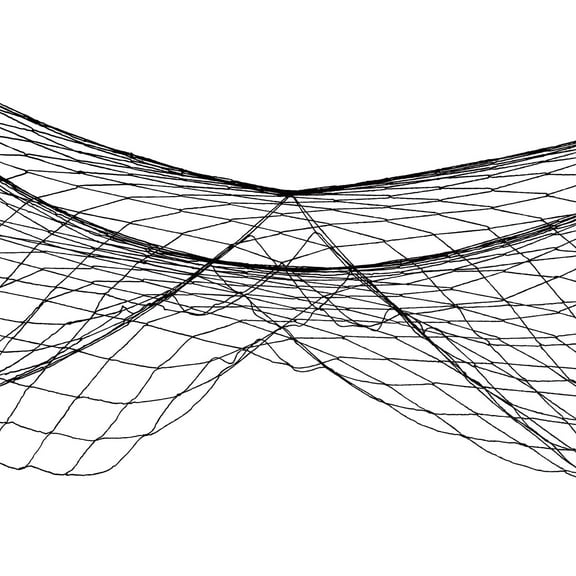 Beistle Luau Party Fish Netting black (Case of 12)