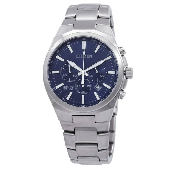 Citizen Chronograph Quartz Blue Dial Men's Watch AN8170-59L