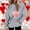 Grey, variant on DDAPJ pyju Womens Pink Hoodie for Valentine's Day Love Heart Print Hooded Sweatshirt Casual Long Sleeve Drawstring Pullover Tops Oversized Drop Shoulder Hoodies with Front Pocket Pink XL