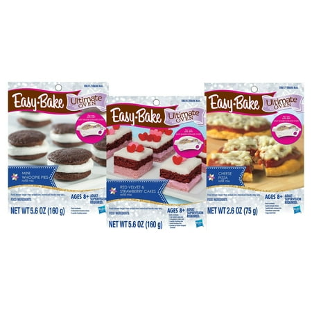 Easy Bake Refill: Includes Pizza, Cake, and Whoopie Pie Mix