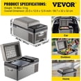 thumbnail image 3 of Refrigerador de coche VEVOR C20 portátil de 20 litros con control de aplicaciones de 12 V/24 V, 3 of 9