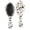 Halloween Ghost Spellbook Cream Pattern, variant on Halloween Ghost Pumpkin Pattern Brush, Detangling Hair Brush,Oval Paddle Hair Brush, PP Material Gifts for Holiday Birthday Gifts