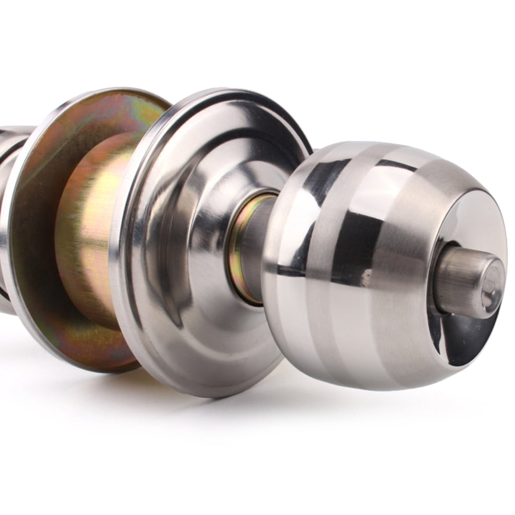 Geemin Zinc Alloy Round Door Knobs Knobset for Hallway, Closet Easy to Install