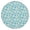 Blue Daisy Flower-1, variant on Blue Daisy Flower Pattern Round Fitted Tablecloth with Elastic Edge,Dining Table Cover Waterproof,Outdoor Round Tablecloth for Camping,Dining,Indoor and Outdoor