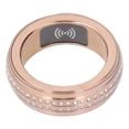 thumbnail image 2 of Smart Ring Step Tracker Bluetooth Wearable Automatic Detection Multi Functional Intelligent Ring for Health Sports Gold [Inner Diameter 0.8in], 2 of 4