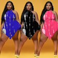thumbnail image 3 of HOTGIRL Womens Plus Size Jumpsuits Rompers Casual Outfit Shorts Skirts for Club Party Beach, 3 of 6