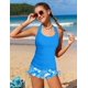 thumbnail image 2 of Trajes de baño TALLWH para adolescentes de 12 a 14 años, tankini para controlar la barriga, 2 unidades, 2 of 6