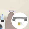 thumbnail image 6 of Fiocias Ironing Board Hanger Compact Sturdy Metal Wall Mounted Easy Installation Ironing Silver gray, 6 of 9