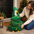 thumbnail image 7 of AZXY Christmas Porch Goose Outfit, 23" Goose Costume for Porch Goose, Goose Clothes for Cement Plastic Lawn Goose Statue, Goose Clothing Accessory, Christmas Decor for Yard Lawn Patio Garden Home, 7 of 7