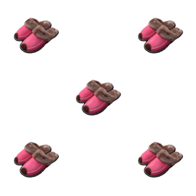 Minnieouse Zapatillas de casa, suministros de invierno, zapatos cálidos, Base gruesa, zapatos de fondo , zapatillas de felpa para hombre y mujer, Type2 NO2