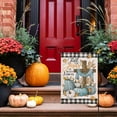 thumbnail image 6 of Fall for Jesus He Never Leaves Garden Flag, Religious Cross Autumn Pumpkin Gourd Decorative Yard Outdoor Home Small Decor, Thanksgiving Maple Leaf Plaid Farmhouse Outside House Decoration 12.5x18, 6 of 6