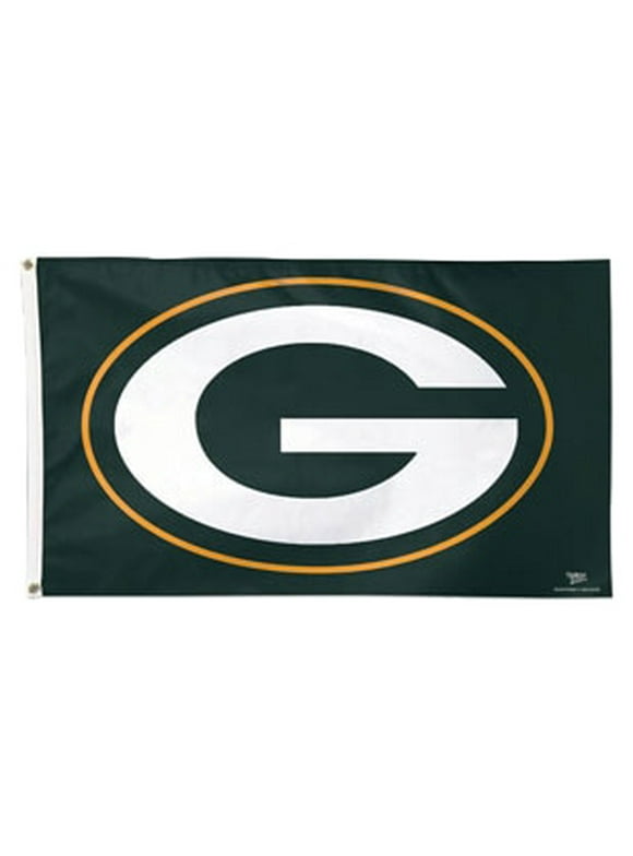 WinCraft Green Bay Packers Deluxe 3' x 5' Logo Flag