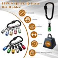 thumbnail image 3 of 12PCS Drill Bit Holder Keychain, 11PCS Bit Holder Cool Gadgets/ 105° Right Angle Drill Driver for Impact Driver Extension, 3 of 7