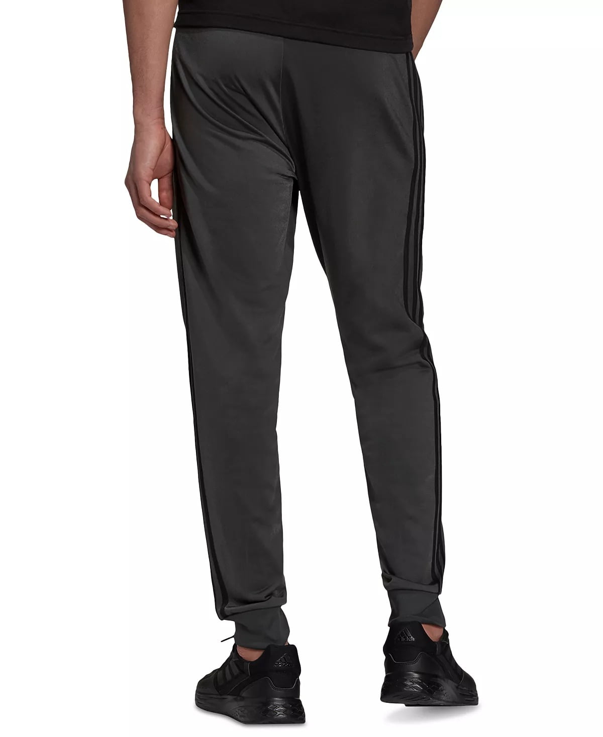 Adidas GREY Men's Tricot Jogger Pants, US Large