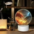 thumbnail image 6 of Balery Red And Blue Fire Dragon B Pattern Acrylic Night Light Gift with 3 Color ModesTouch-Sensitive LED Lamp Perfect Gift for Mother's Day, Birthday, or Christmas, 6 of 9