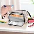 thumbnail image 6 of Nylon Fish Mouth Pencil Case with Large Capacity Zipper Pencil Pouch Delicate Butterflies and Flowers Pencil Bag Organizers, 6 of 7