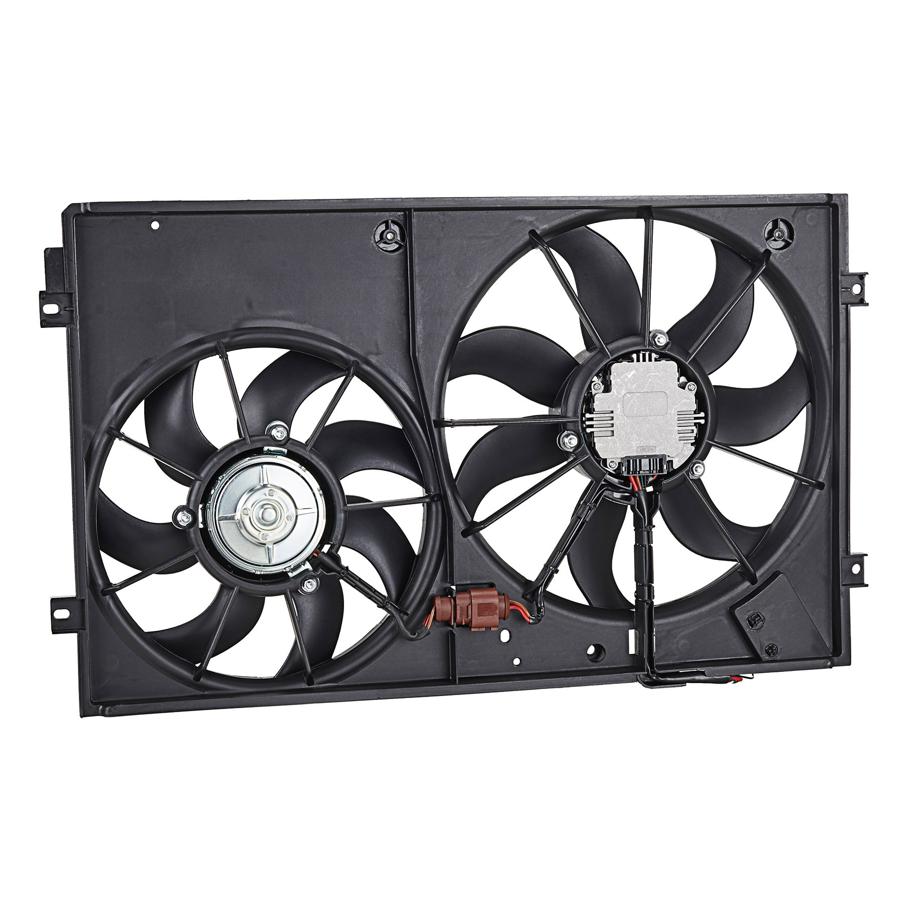 Radiator Dual Cooling Fan Assembly For Volkswagen Beetle Golf Jetta