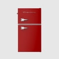 thumbnail image 1 of Frigidaire 3.1 Cu. ft. 2-Door Compact Retro Refrigerator with Freezer, Bar Fridge with Side Bottle Opener, Red, 1 of 2