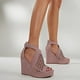 thumbnail image 1 of Nuevas sandalias de cuña Zapatos de mujer ahuecados con boca de pez de fondo grueso para mujer Wmkox8yii sa3539, 1 of 8