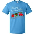 thumbnail image 3 of Inktastic Merry Christmas Train with Presents T-Shirt, 3 of 5