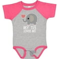 thumbnail image 3 of Inktastic My Tia Loves Me Grandchild Boys or Girls Baby Bodysuit, 3 of 5