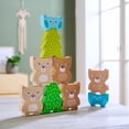 thumbnail image 3 of HABA Forest Friends Wooden Stacking Toy - Montessori Sorting Game & Shape Sorter for Toddlers - Educational Wooden Blocks for Preschool Learning, 3 of 8