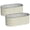Ivory White, variant on SnugNiture 2-Pack 4x2x1.5 FT Extra-Deep Raised Garden Bed, Galvanized Metal Planter Box for Vegetables, Tomatoes, Herbs, Brown