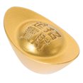 thumbnail image 5 of Brass Ingot Statue Mini Ingot Sculpture Chinese Golden Ingot Decoration New Year Gift, 5 of 6
