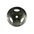 thumbnail image 2 of 45 lb. (8 Pack) Olympic Weight Plates, Black Rubber Grip (Commercial Gym Quality) by Troy Barbell, 2 of 4