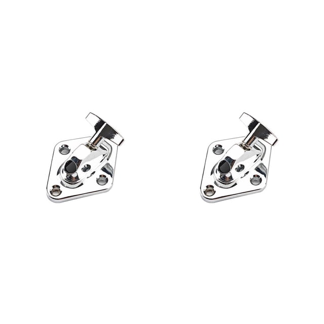 Yuarrent Drum Leg Base Smooth Surface Guitar Brackets Screw Holes with Musical Percussion Bottom Mount Base Accessories Part Como se muestra 2piezas Yuarrent CBP470840