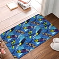 thumbnail image 2 of Vsdgher Hawaiian Style print Flannel Anti-Slip Floor Mat Comfort Mat Floor Carpet for Decor, Non-Slip, Home, Office, Laundry, Durable, 2 of 5